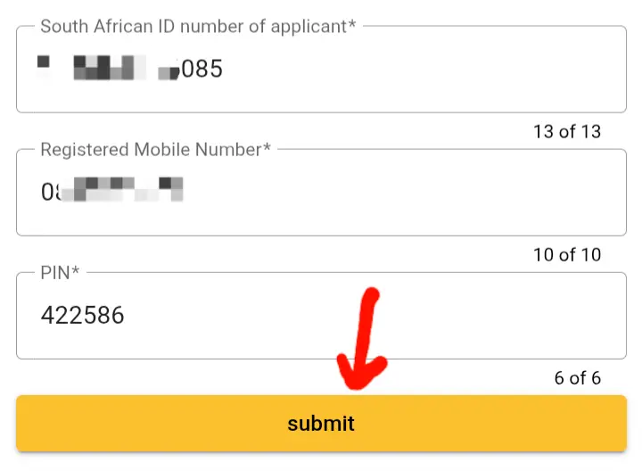 Entering the 6-digit OTP to verify identity for updating a name.